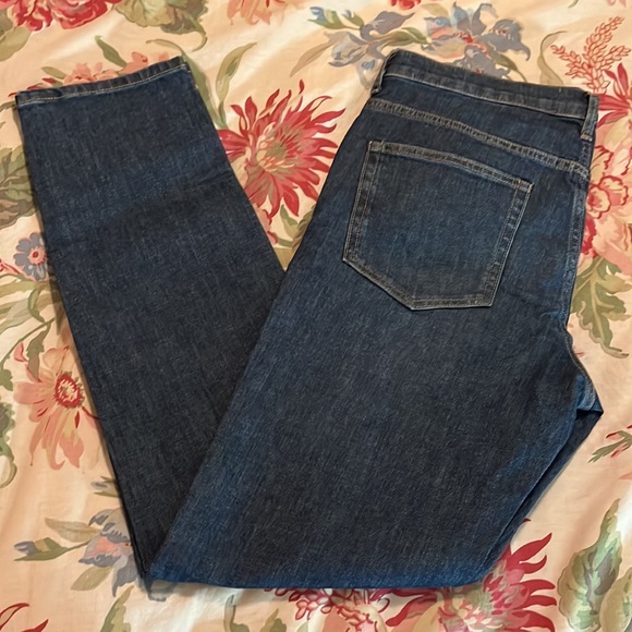 EVERLANE Size 33 x 32 Straight Leg Denim Classic Jeans  5 Pockets $129 NEW - Picture 3 of 16